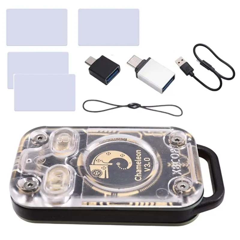 B27B Chameleon V3.0 Upgrade RFID Smart Chip Emulator Reader +4XUID Card 125Khz 13.56Mhz ID IC Card Copyer Duplicator