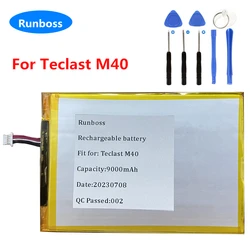 New 3.8V 9000mAh High Capacity Li-Ploymer Battery 30100140 For Teclast M40, Teclast M40-EEA Tablet PC Laptop with 5-Wire Plug