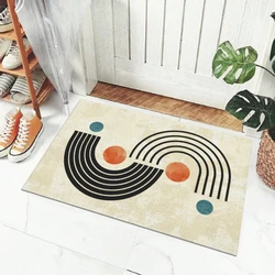 Geometric Bath Mat Super Absorbent Non Slip Shower Rug Diatom Mud Kitchen Bathroom Doormat Home Room Decor Toilet Floor Carpet