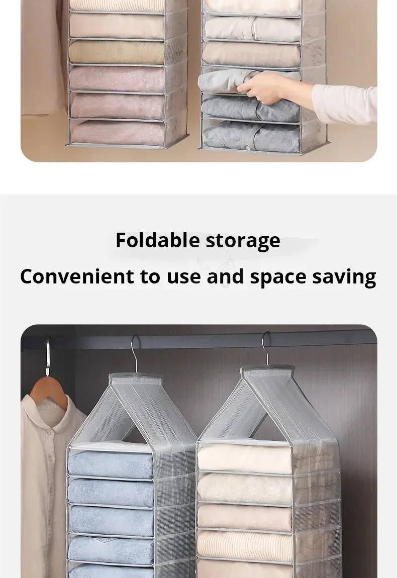 Wardrobe Hanging Storage Bag Image 4