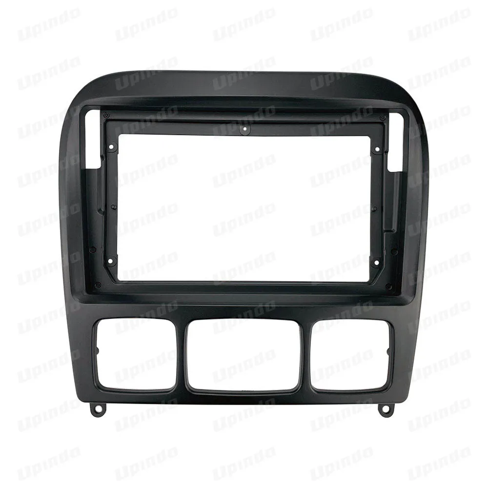 For Mercedes-Benz S-Class W220 2006, 2 Din 9 Inch Android Car Radio Fascia Panel Frame, GPS Multimedia Player Installation Dashb