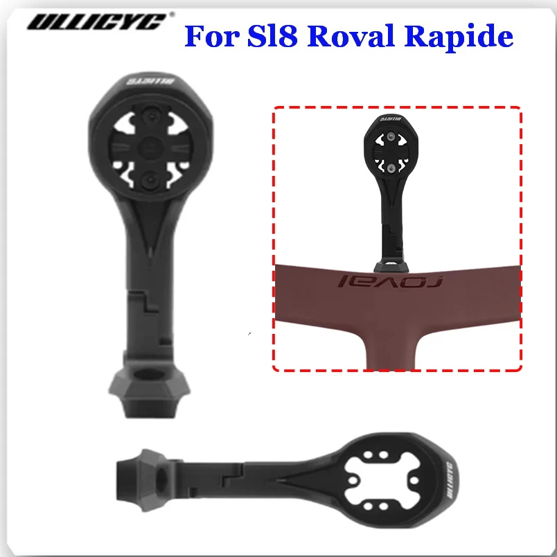 For SL8 ROVAL rapid supporto per Computer manubrio integrato compatibile con Gopro/GPS/Garmin/Bryton/Wahoo lega di alluminio