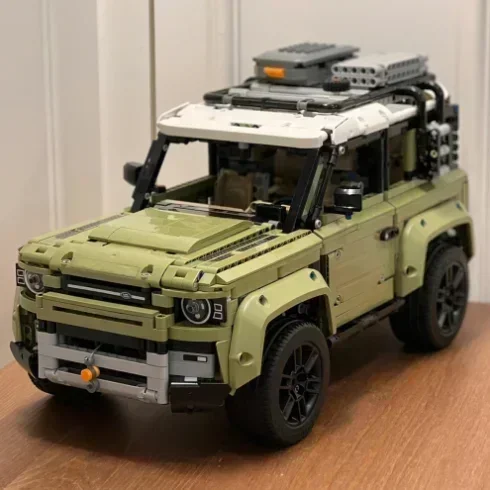 2573pcs Famous Car Blocks Land Supercar Rover Off-Road Defender Vehicle Model 42110 Building Blocks Bricks Toys Kids Adults Gift