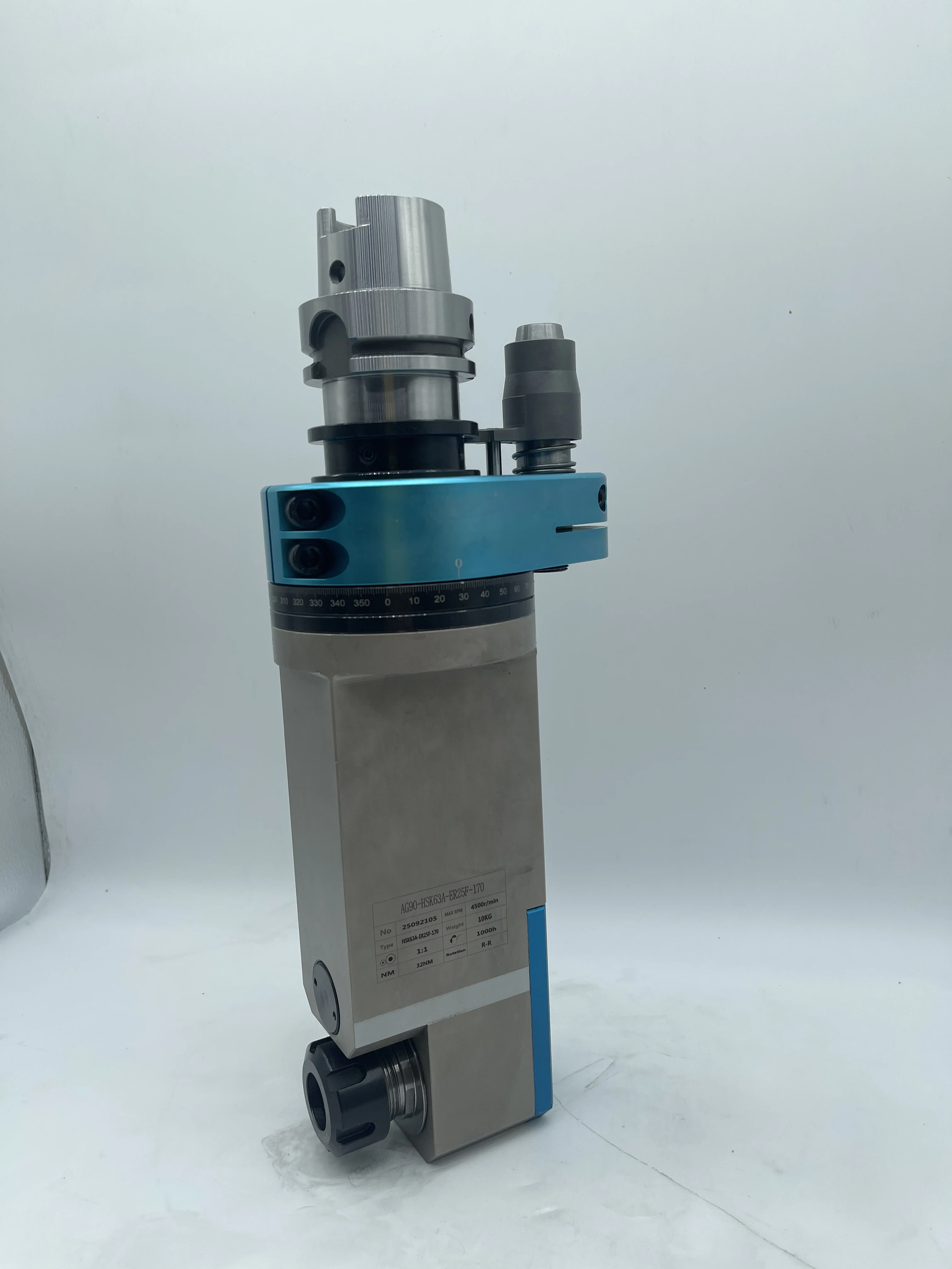 

2026 hot saleHSK63A HSK100A ER25 Angle Head Horizontal Milling Head Side Milling Head for Milling Machine