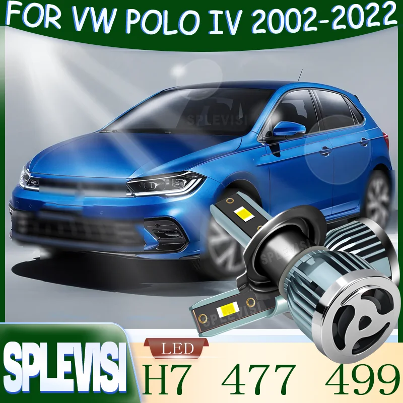 

Simple Setup High Lumen LED Headlight Low Dipped Beam Bulbs For VW POLO IV 2002 2003 2004 2005 2006 2007 2008 2009 2010 -2022