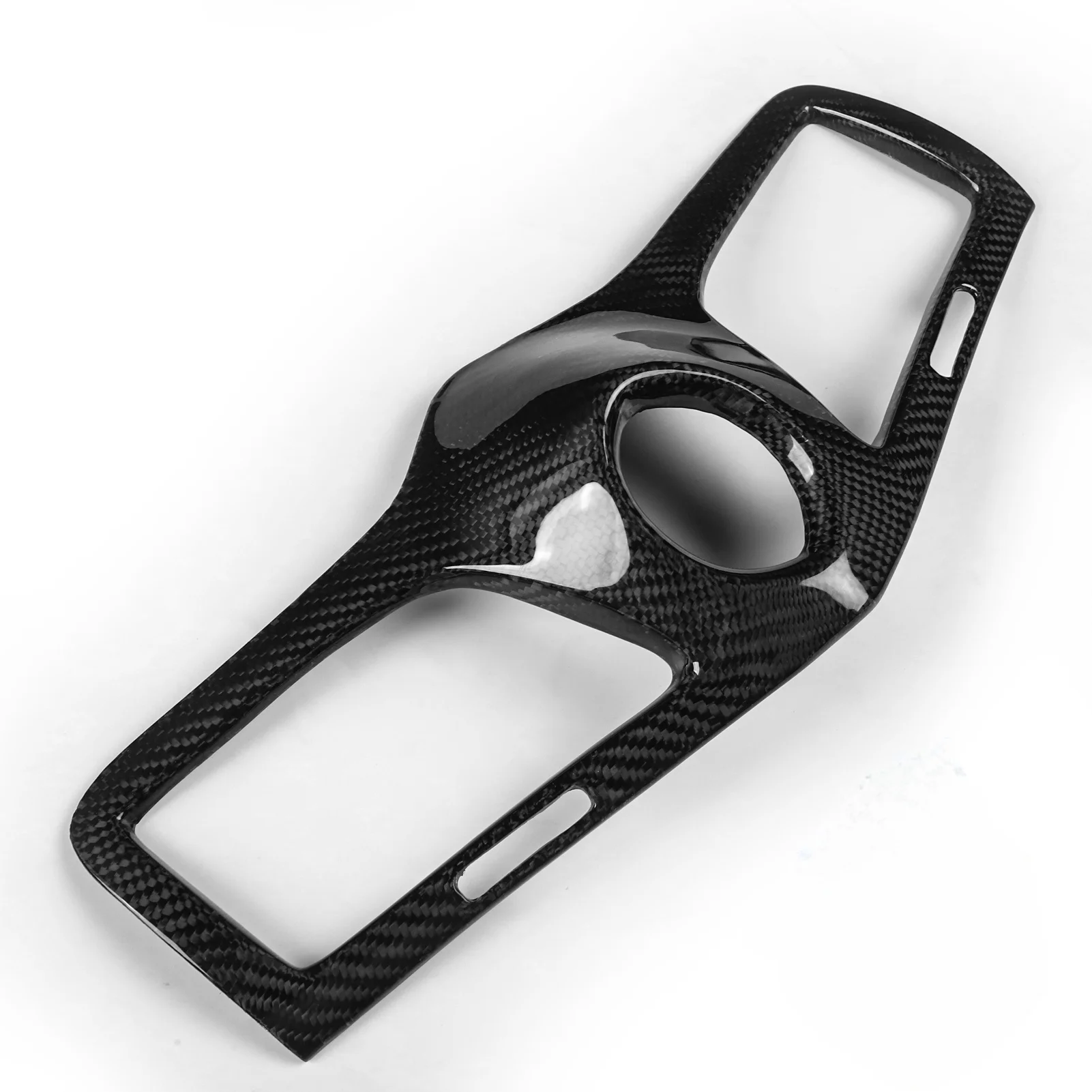 Real carbon fiber Car Interior clock dashboard sticker for Maserati GT 07-18