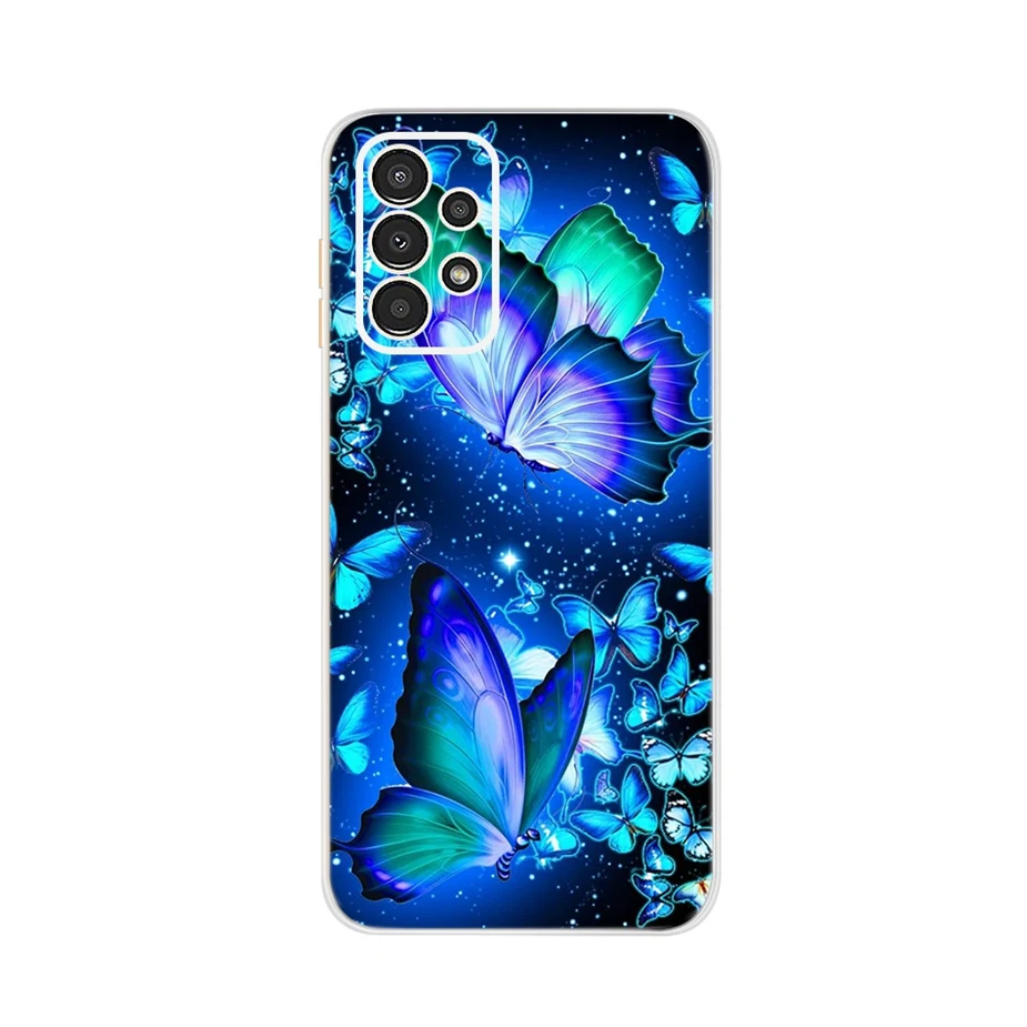 For Samsung A13 4G Case Cute Cartoon Painted Cover Silicone Soft Phone Case For Samsung Galaxy A13 A 13 Cover Coque 6.6\'\' Fundas
