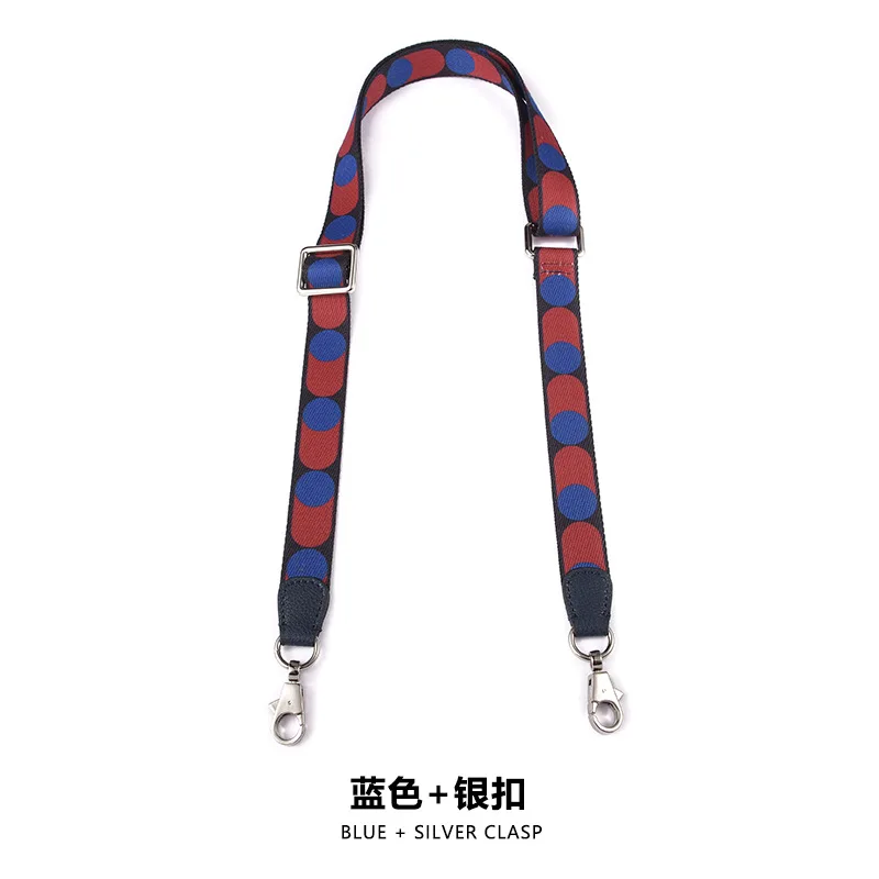 Adjustable Colorful Fabric For Neon0e Handbag Strap Lady Crossbody Carry Belt Shoulder Strap