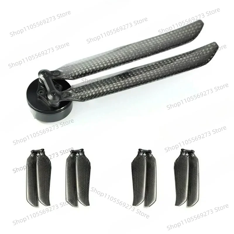 Carbon Fiber Foldable Propellers 11inch 12inch Quick Release CW CCW Low Noise Paddle FPV Drone DIY Accessory