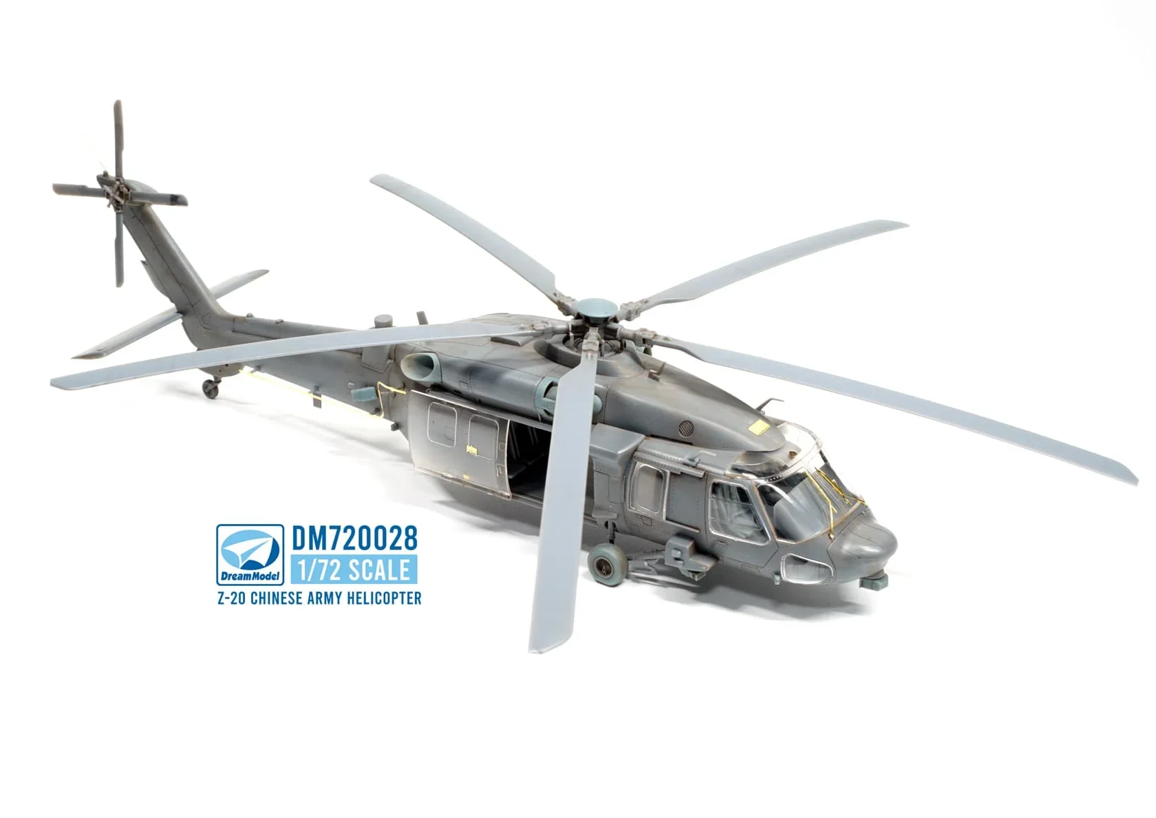 ชุดประกอบโมเดล 1/72 สเกล Z-20 เฮลิคอปเตอร์กองทัพจีน DREAM MODEL DM720028 ของสะสมแบบกำหนดเองของเล่นเด็กของขวัญวันเกิด