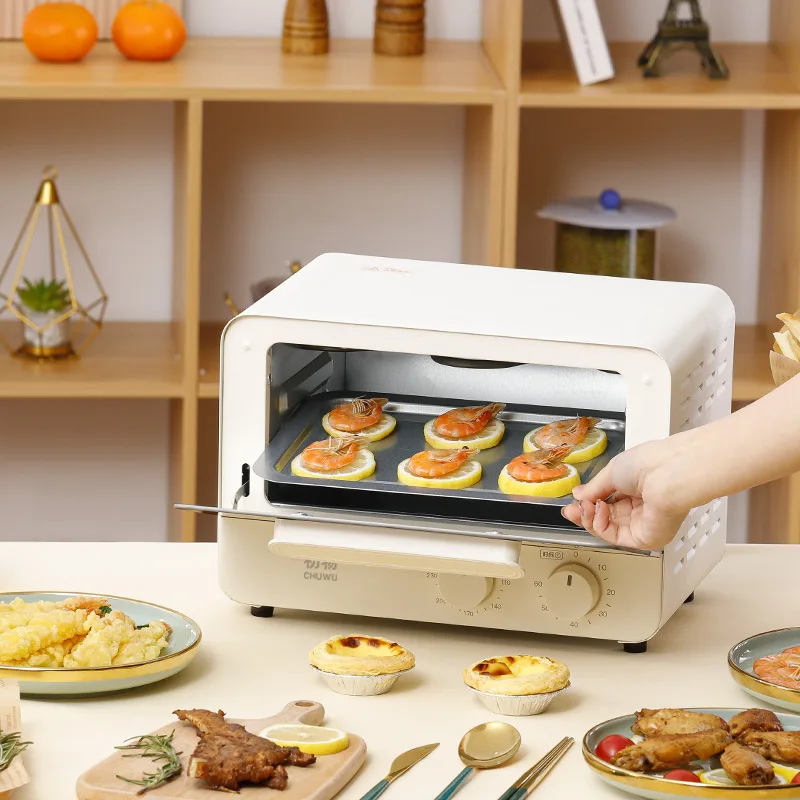 Mirror Oven Household Multi functional 12L Small Electric Oven Cooking/Steak/Pizza Mini Baking Oven 220V