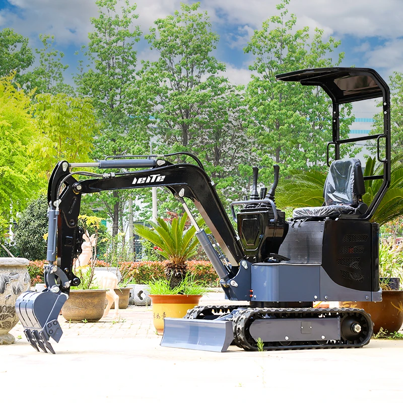 Gratis ongkir! รถขุดขนาดมินิ1.2ton 1ton 0.8ton 5 3ton รถขุดขนาดกะทัดรัดพร้อมถังสำหรับขาย