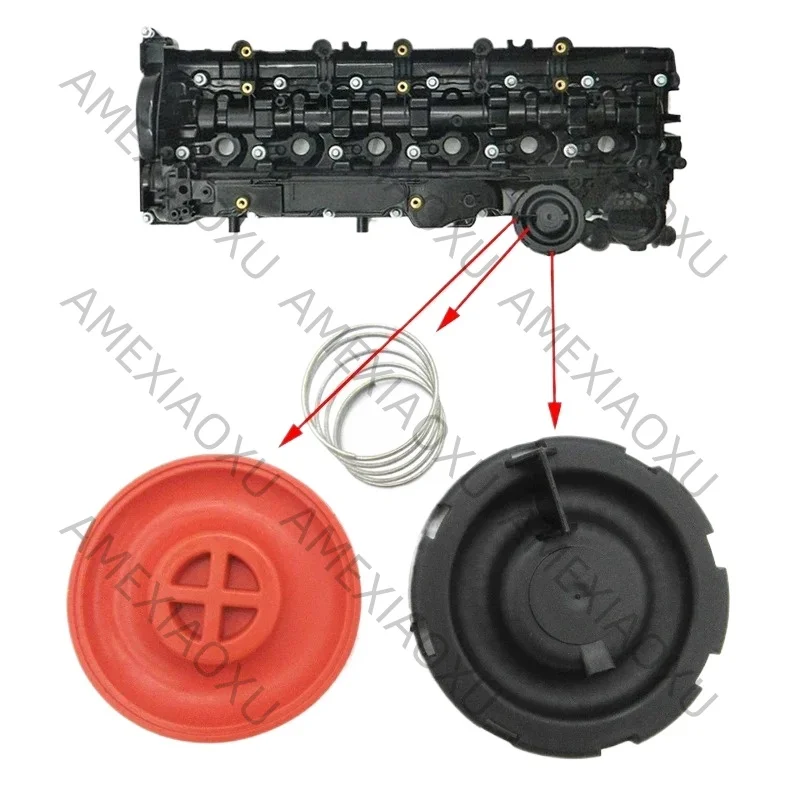 Engine Cylinder Haed Cover Block Breather Valve Kit for BMW 3 4 5 6 7 X3 X4 X5 X6 3.0L 330d 335d 435d 535d 530d 640d Accessories