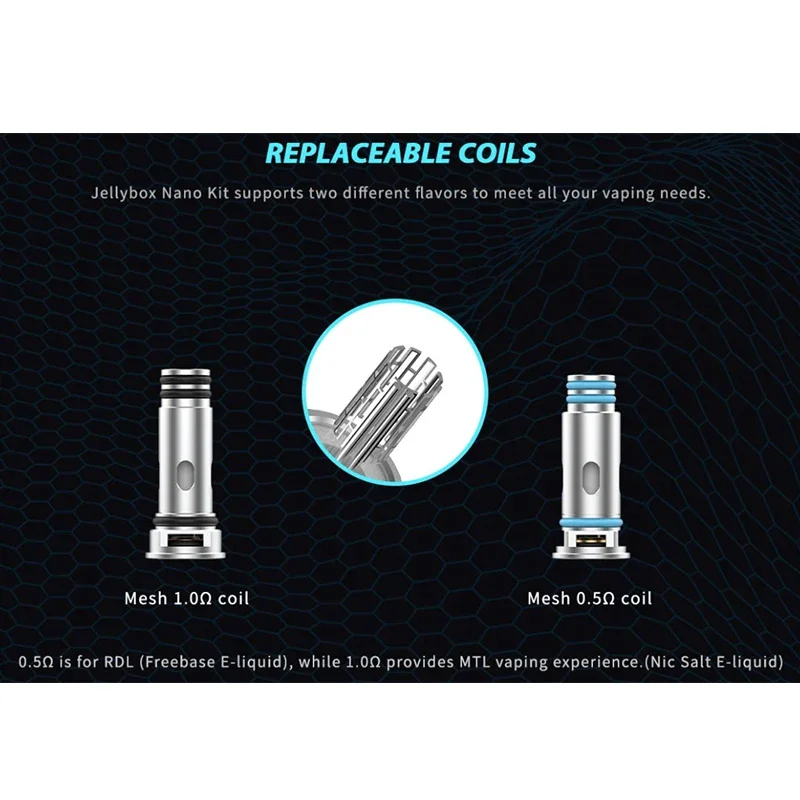 Oryginalna wymienna głowica cewki Rincoe Jellybox Nano do zestawu systemowego Jellybox Nano SE / X / Air X / Nano X / Z / F Pod