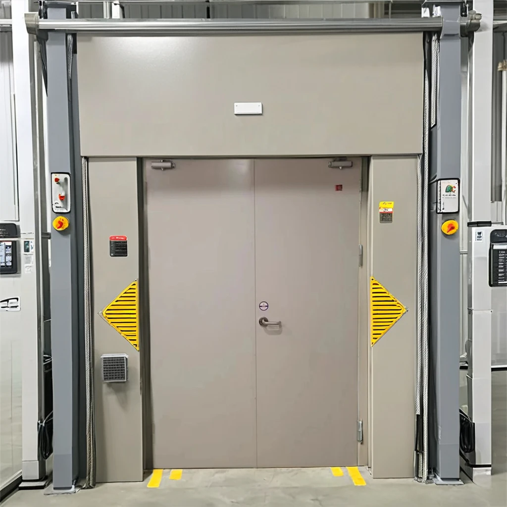 China High Quality Factory Wholesale Fire-Rated Steel Doors High Security Steel Fireproof Door