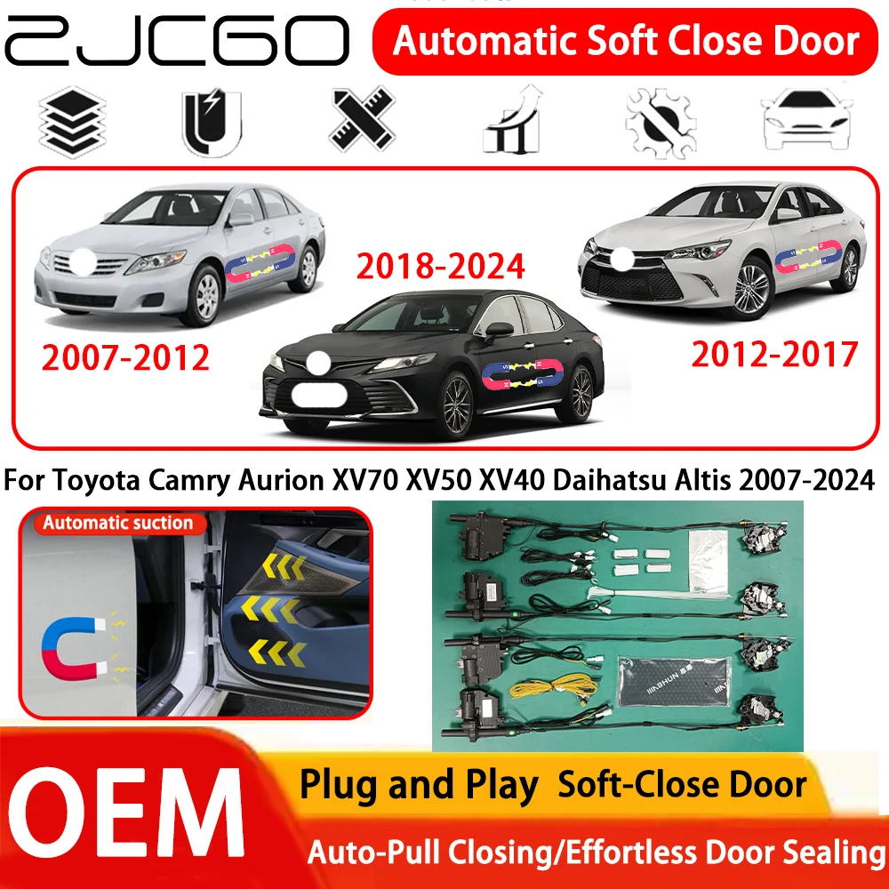 

for Toyota Camry Aurion XV70 XV50 XV40 Daihatsu Altis 2007-2024 Car OEM Plug and Play Automatic Electric Soft Close Door System