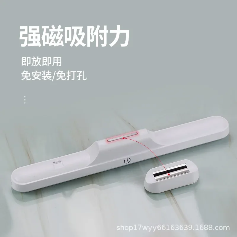 洗面化粧台用LEDランプ,5v, usb, 30cm, 32cm,目の保護,充電式,ポータブル,磁気,タッチスイッチ