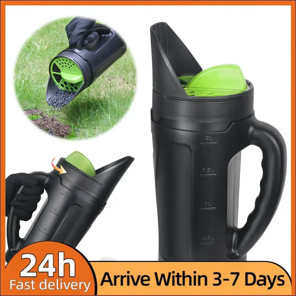 

Handheld Seed Spreader Hand Spreader Shaker Adjustable Opening Sizes Manual Lawn Seeder Seed Dispenser for Garden Lawn