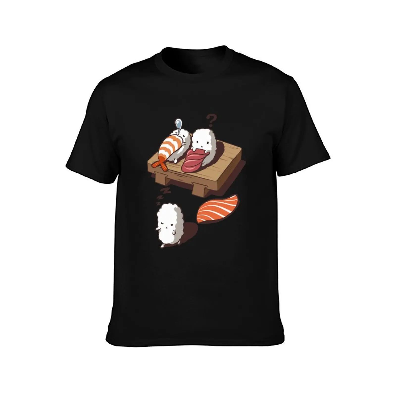 Funny Sleep Walking Nigiri Sushi Classic T-Shirt Lightweight Cooling Short Sleeve Tee