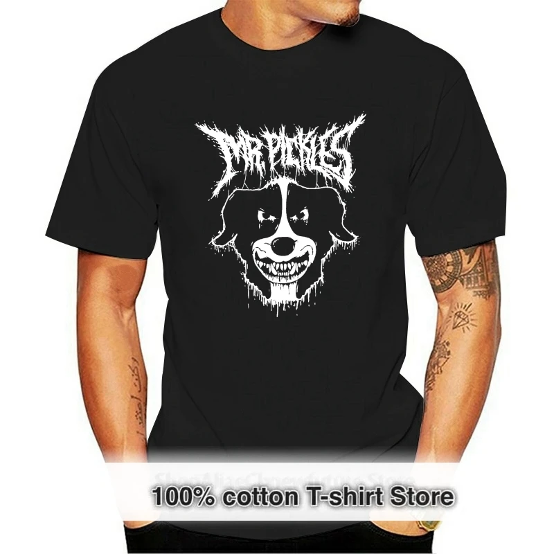 Authentic MR. PICKLES Death Metal Animated Series T-Shirt S-3XL New