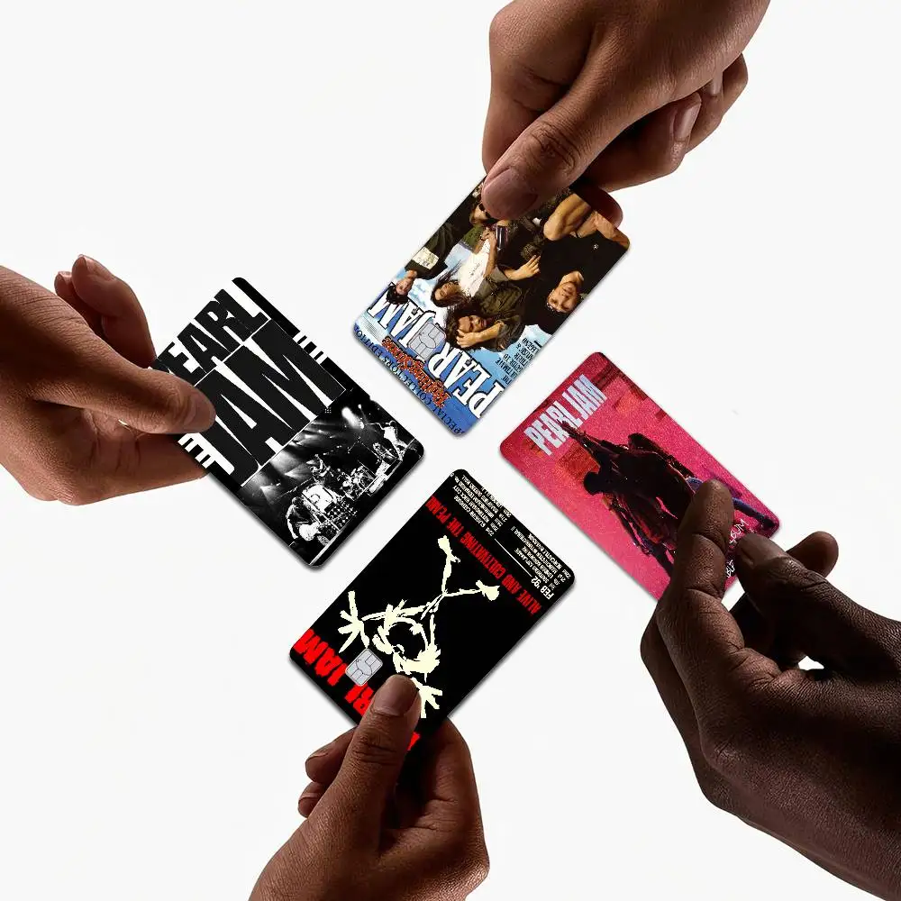 

Band Pearl Jam 100% Hot Sale Amine Credit Debit Bank Card Bus Card Film Skin Sticker