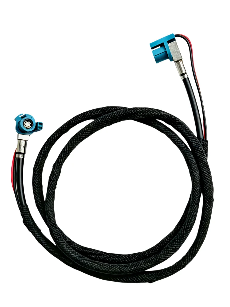 Кабель HSD 1M 4+2 Pin, Z-образный, 6-контактный, 90 градусов, с угловым разъемом на гнездо, высокоскоростная передача данных, кабель LVDS