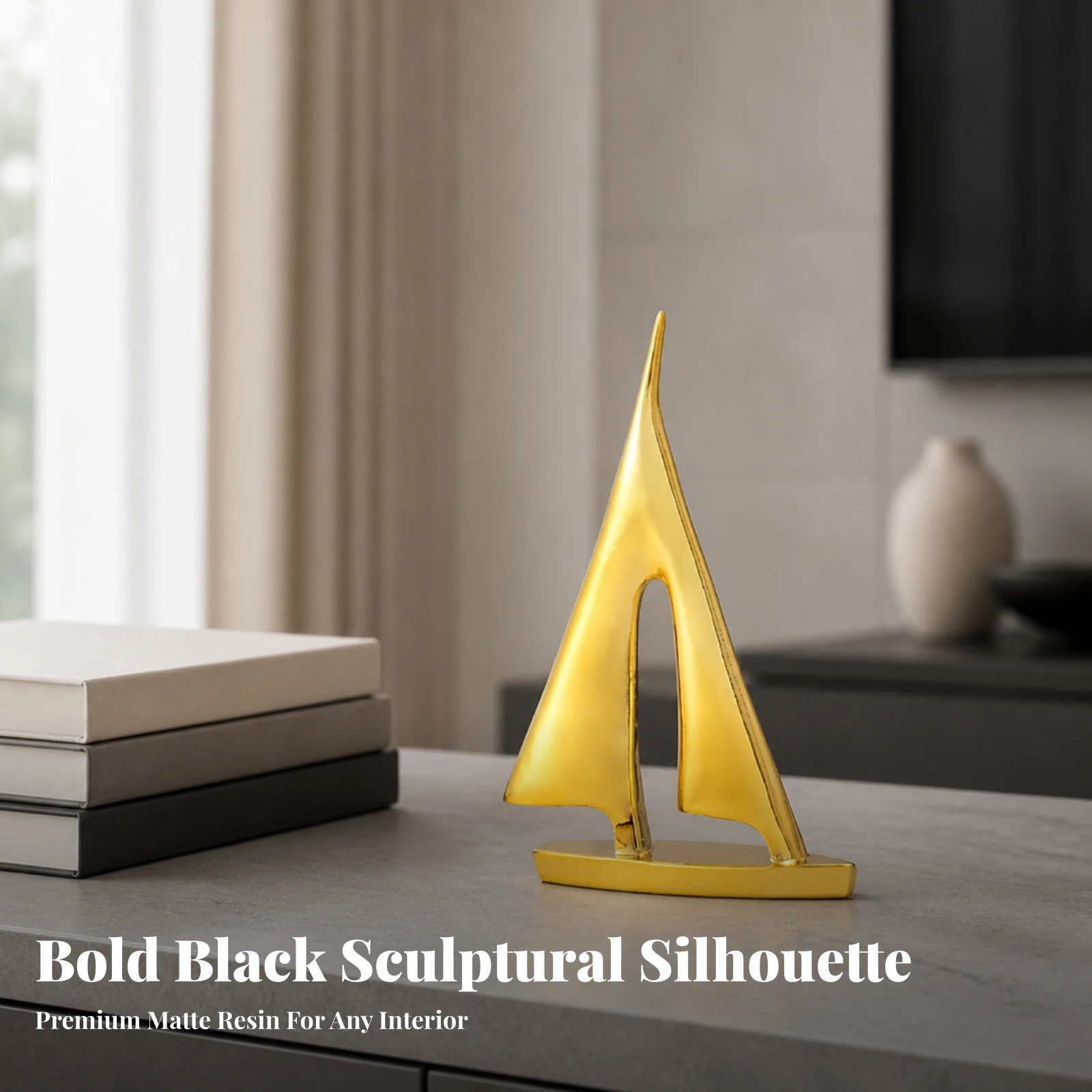 Reçine Yelkenli Tekne Heykeli - Abstract Sculpture Resin incelemesi ve fiyatı