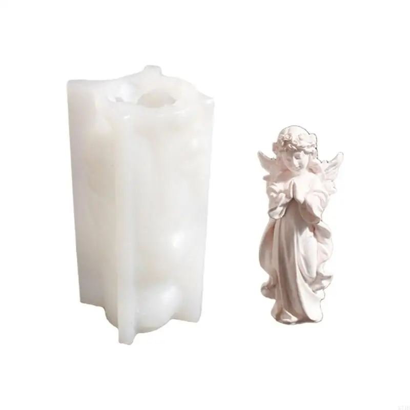Silicone 3D Angel Shaped Mold for Handmade Enthusiasts Aromatherapys Mould Practical Craft Classroom Supplies
