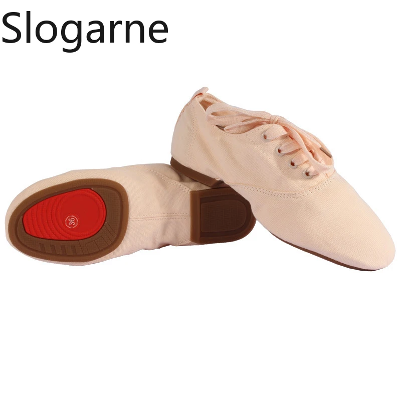 Children Canvas Ballet Shoes Kids\' Soft Dance Shoes Women Men Dancing Ballroom Latin Modern Jazz Shoes Yoga Training Footwear