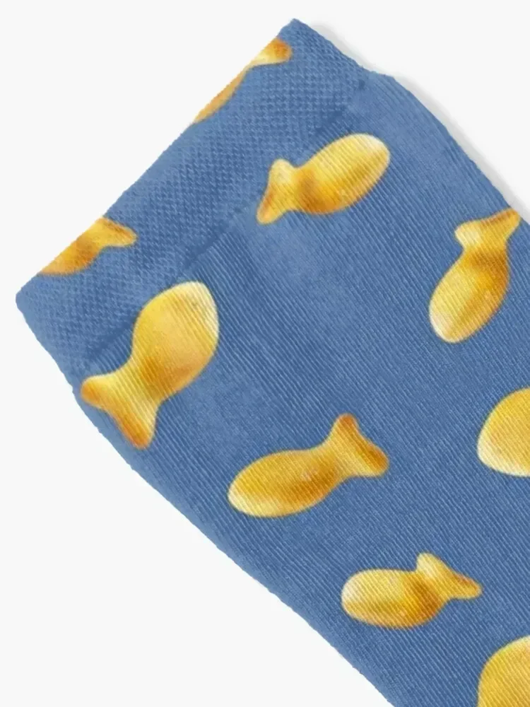 Goldfish Cracker Biscuits Pack Socks happy sport Stockings man short Socks Man Women's