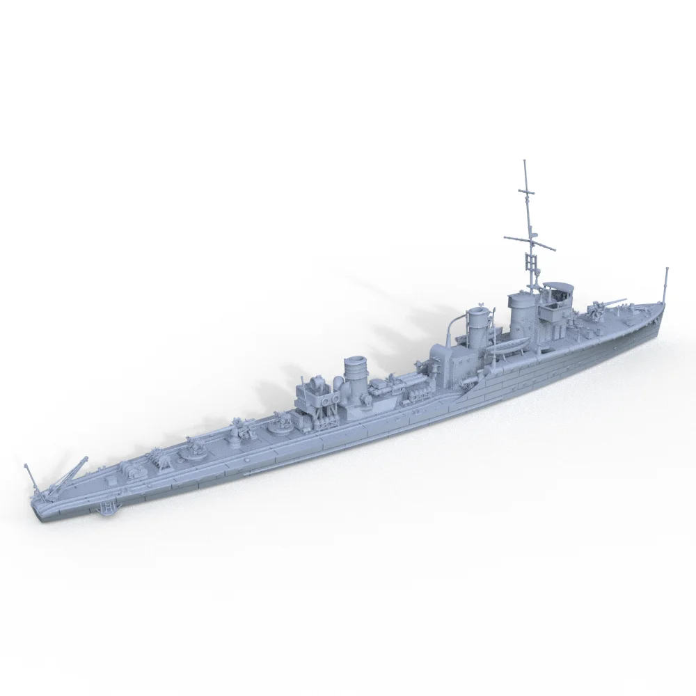 SSMODEL SSC624-A 1/700  Military Model Kit Soviet Uragan Class SKR Groza Frigate Full Hull  Miniature Static Model