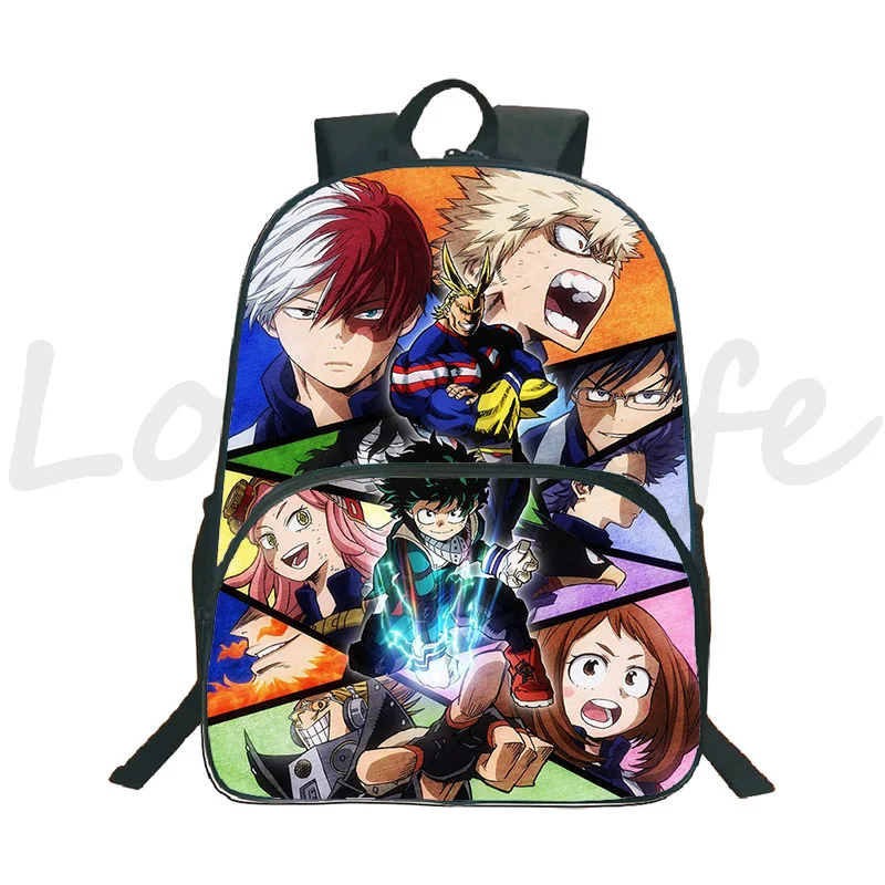 

Waterproof My Hero Academia Backpack For Teenage Boys Girls Cartoon Bakugou School Bags Children Anime Bookbag Travel Rucksack