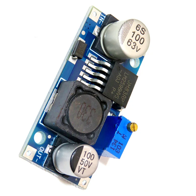 Moduł zasilania DC-DC LM2596HVS LM2596 HV LM2596HV, regulowany przetwornik obniżający napięcie (Buck), 4.5-50V na 3-35V, z ograniczeniem prądu. — zdjęcie 6