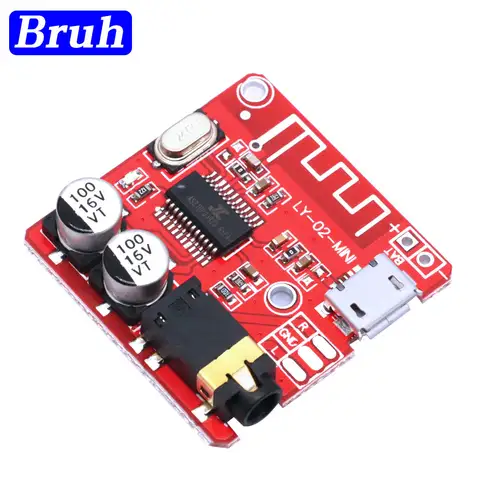 DIY Bluetooth Audio Receiver Board Bluetooth 5.0 MP3 Lossless Car Audio Decoder Board Wireless Stereo Music Module 3.7-5V