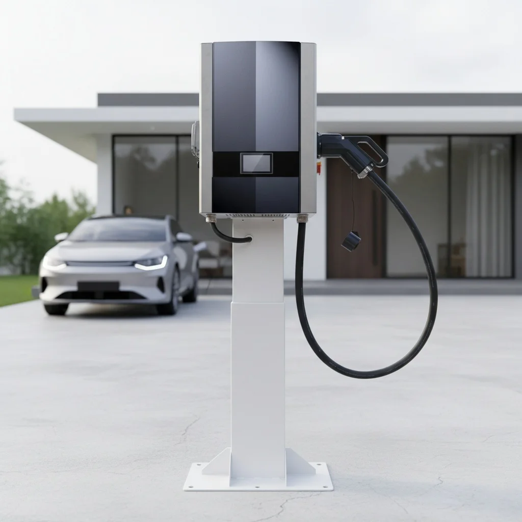 

Upgraded CCS1 CCS2 30KW 45A DLB Enabled EV Charger with Smart App Control for Algeria Home Garage GBT Fast EV Charging Station