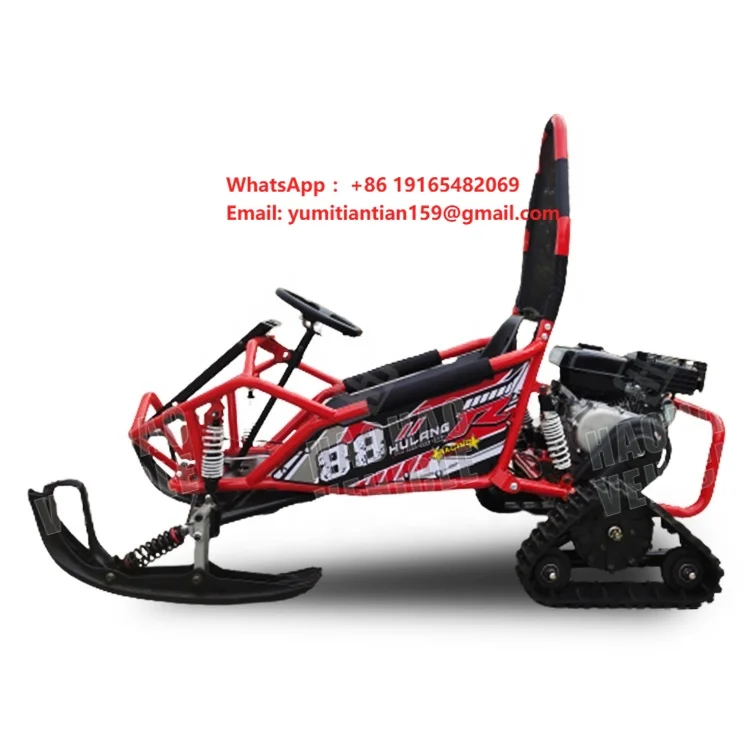 125cc 150cc 200cc Kids Gasline Snowmobile Snow Scooter Winter Sports Mini Snowmobile