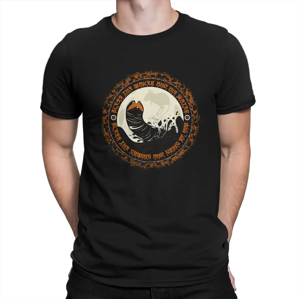 

Shai Hulud T-Shirt For Men Dune Crazy 100% Cotton Tee Shirt O Neck Short Sleeve T Shirt Printing Tops