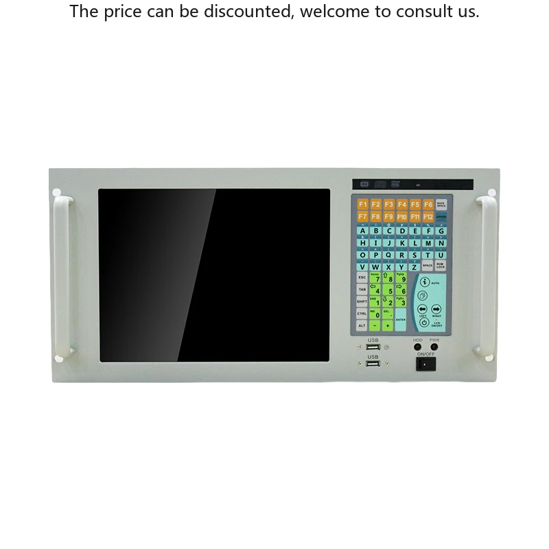 

5U Rackmount Industrial Workstation Computer Server Case For I3/I5/I7 CPU 12.1\" 5 Wires Touch Screen (optional) VGA Stock