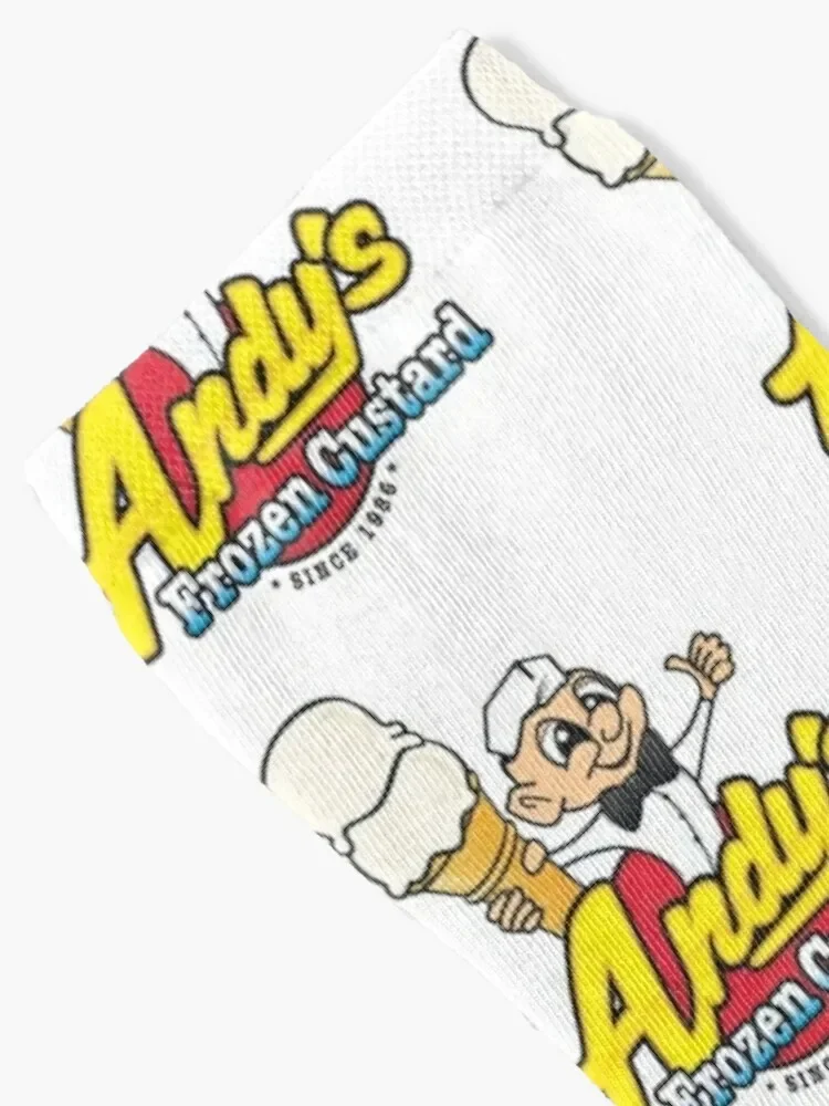 Andys Frozen Custard Socks Crossfit cartoon cool loose Boy Child Socks Women's