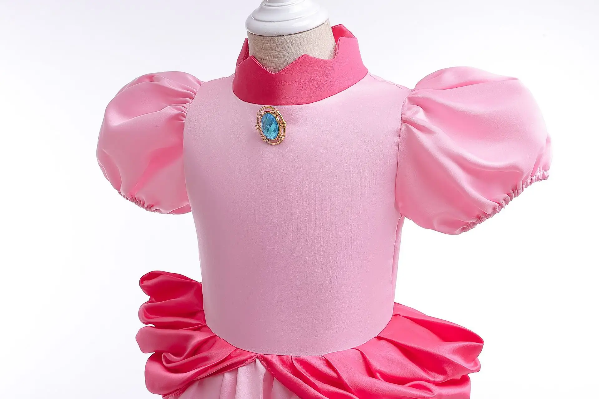 فستان أميرة الخوخ للأطفال ، زي لعب الأدوار للفتيات ، هالوين كوميدي ، سوبر بروس ، فيلم المغامرة ، هالوين ، لعبة ، هالوين ، ملابس #5