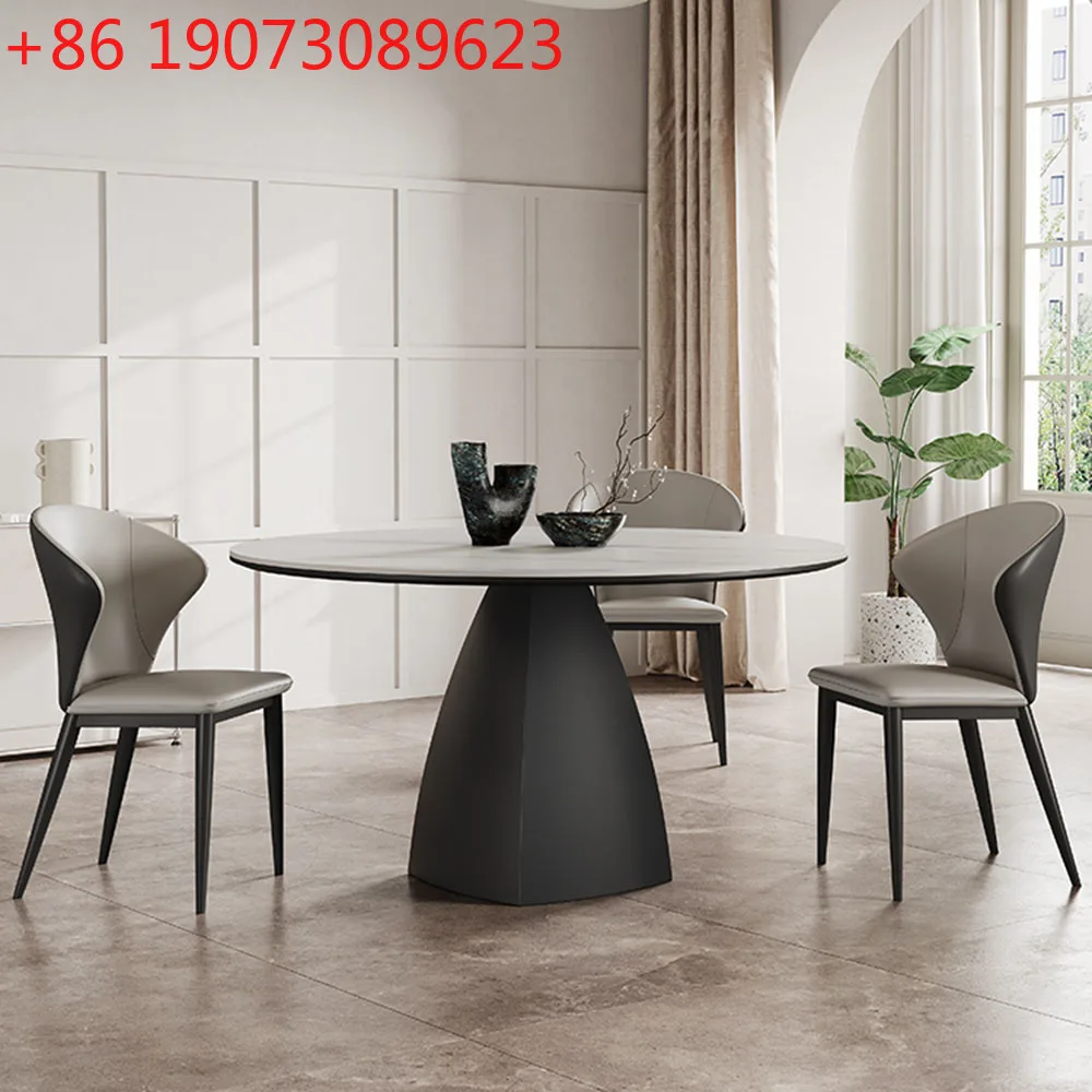 

8 People Turntable Dining Table Leg Metal Nordic Living Dining
