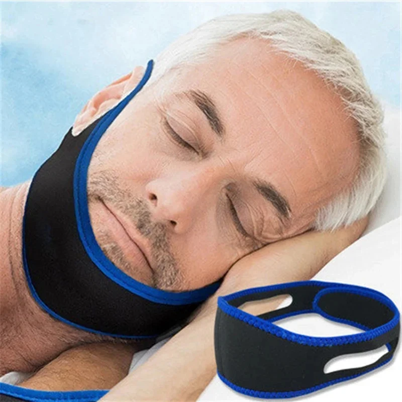 

1PC Adjustable Anti-Snoring Chin Support Belt, Dual-use Facial Lifting and Stretching Belt for Sleep Care