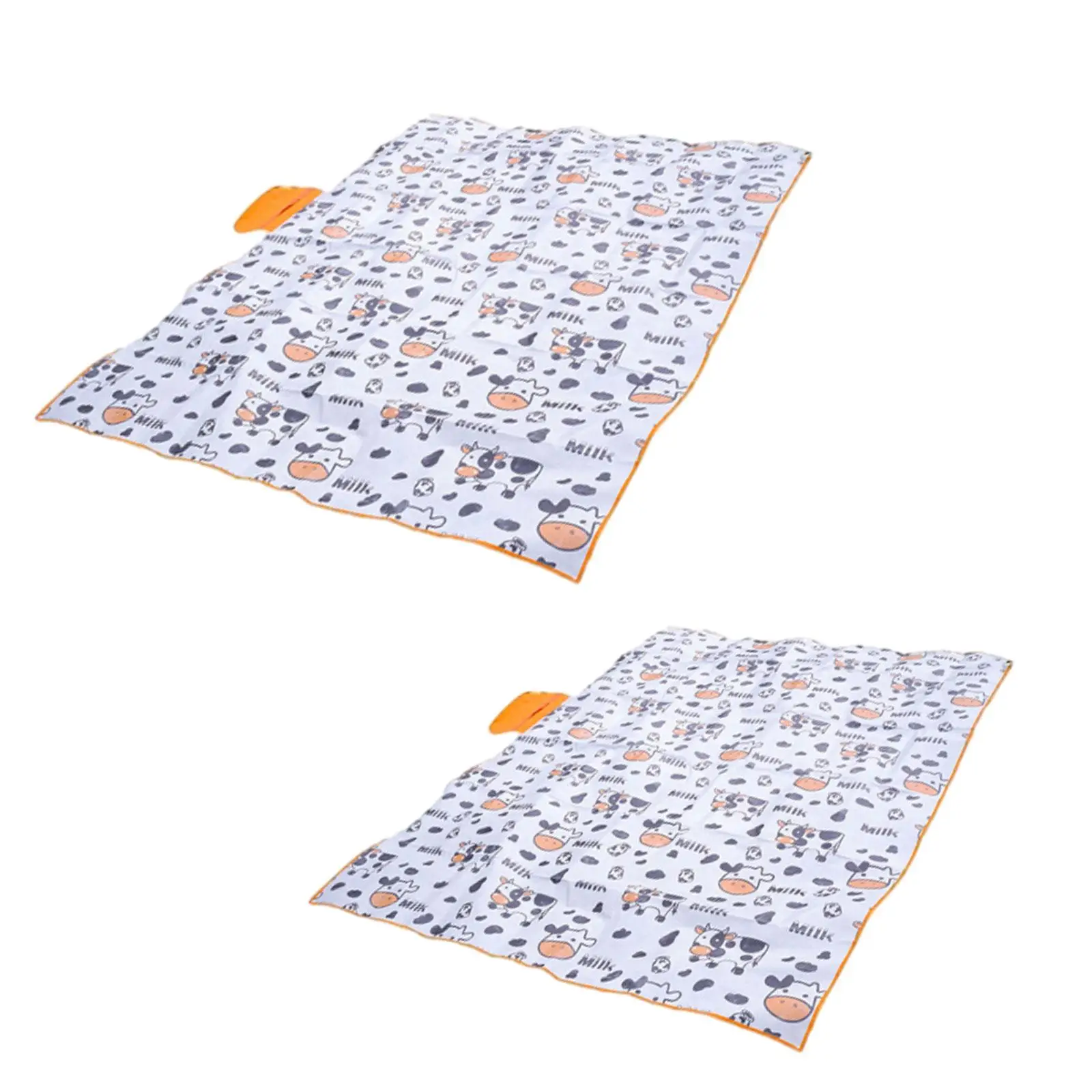 Picnic Blanket Waterproof Thickened Multipurpose Folded Fashion Picnic Mat for Garden Hiking BBQ Spring Outing Family Outings