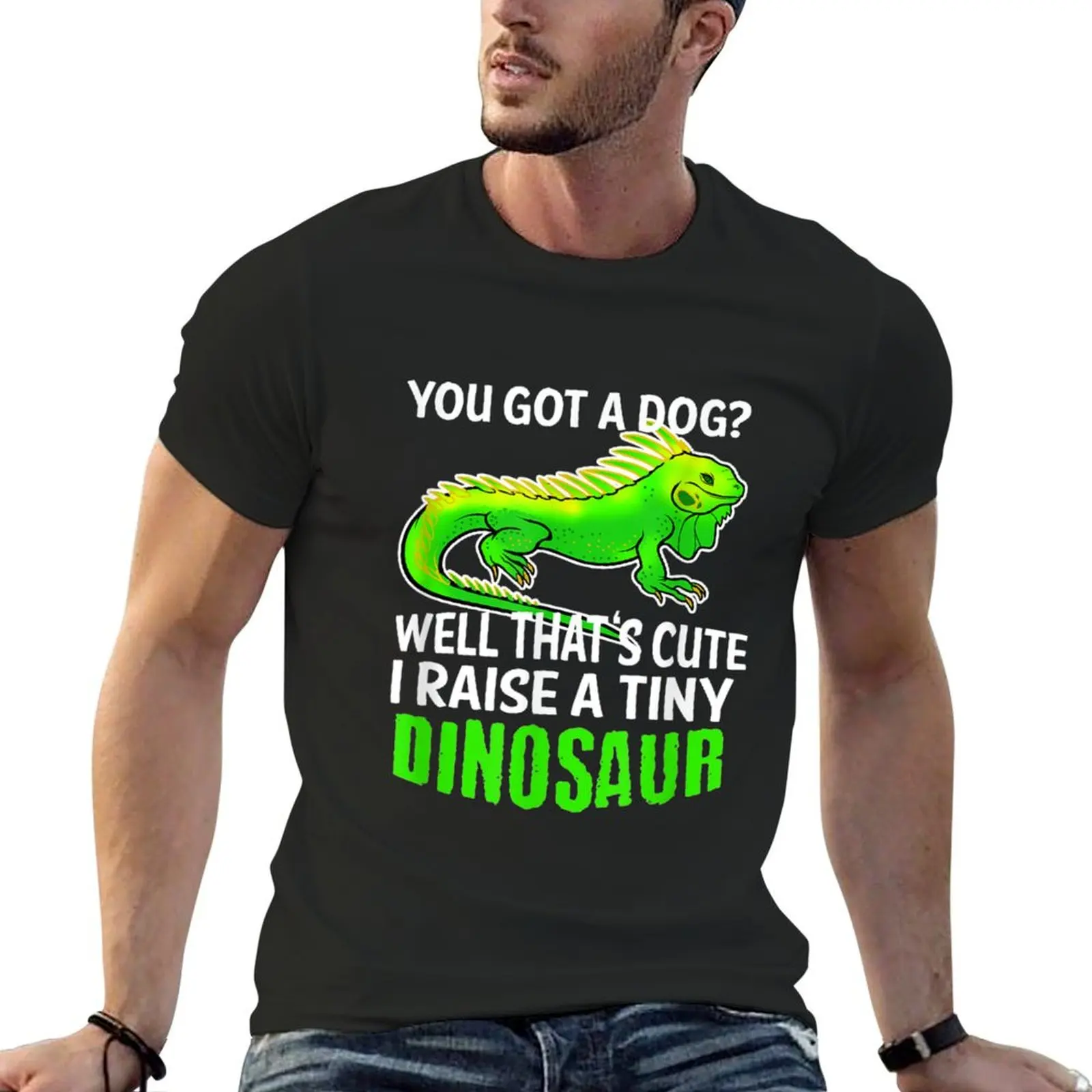 

Iguana Funny Pet Shirt T-Shirt T-shirts oversize croswit shirt man aesthetic clothes oversized t shirt workout shirts for men