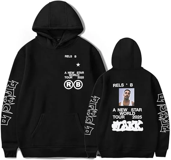

Rels B Merch A NEW STAR Full Hoodie Skinny Flakk Long Sleeve Unisex Pullover Sweatshirt