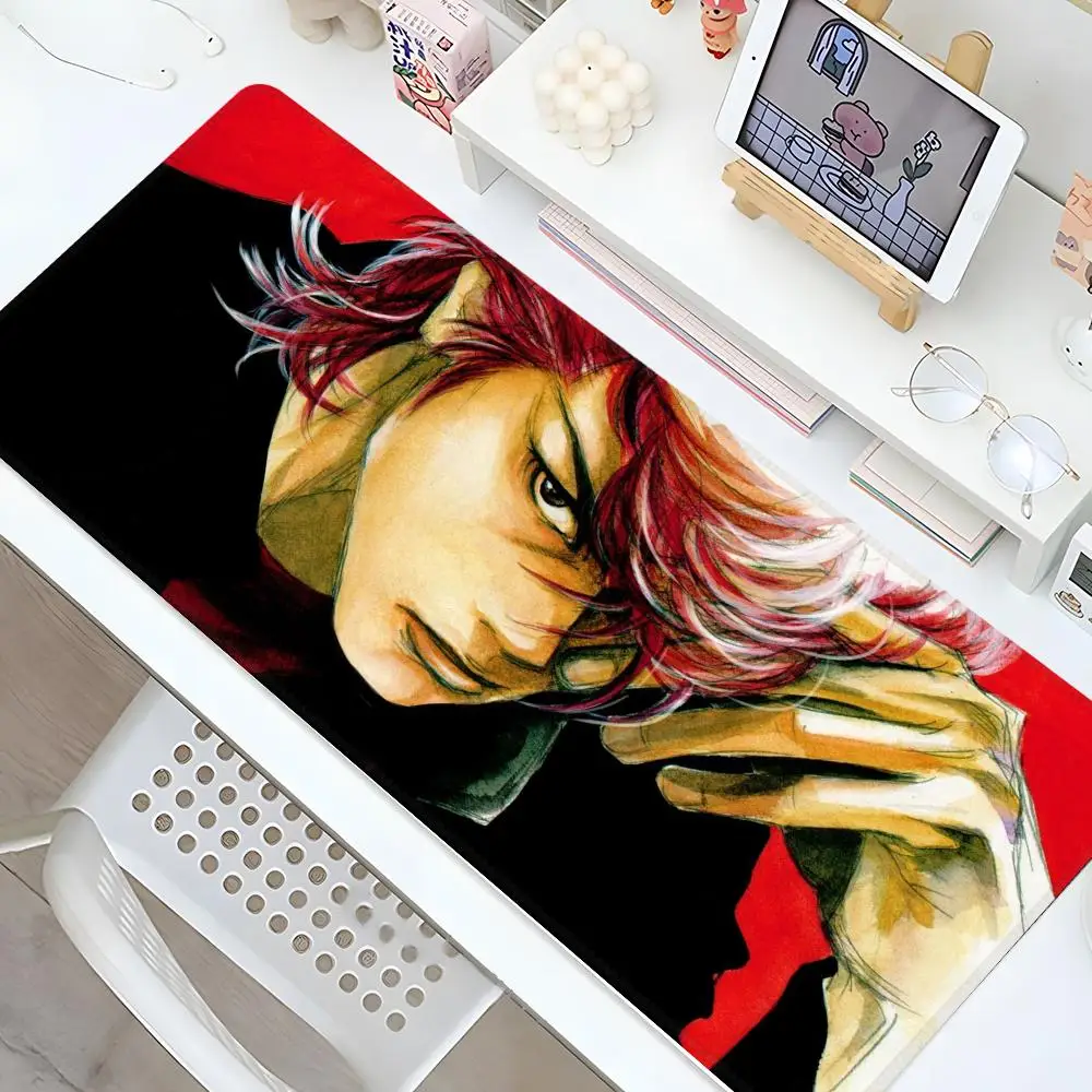 Anime Slam Dunk Mouse Pad Gaming Office Locking Edge Big Computer Gamer Large Rubber Art Mousepad Laptop Desk Mat