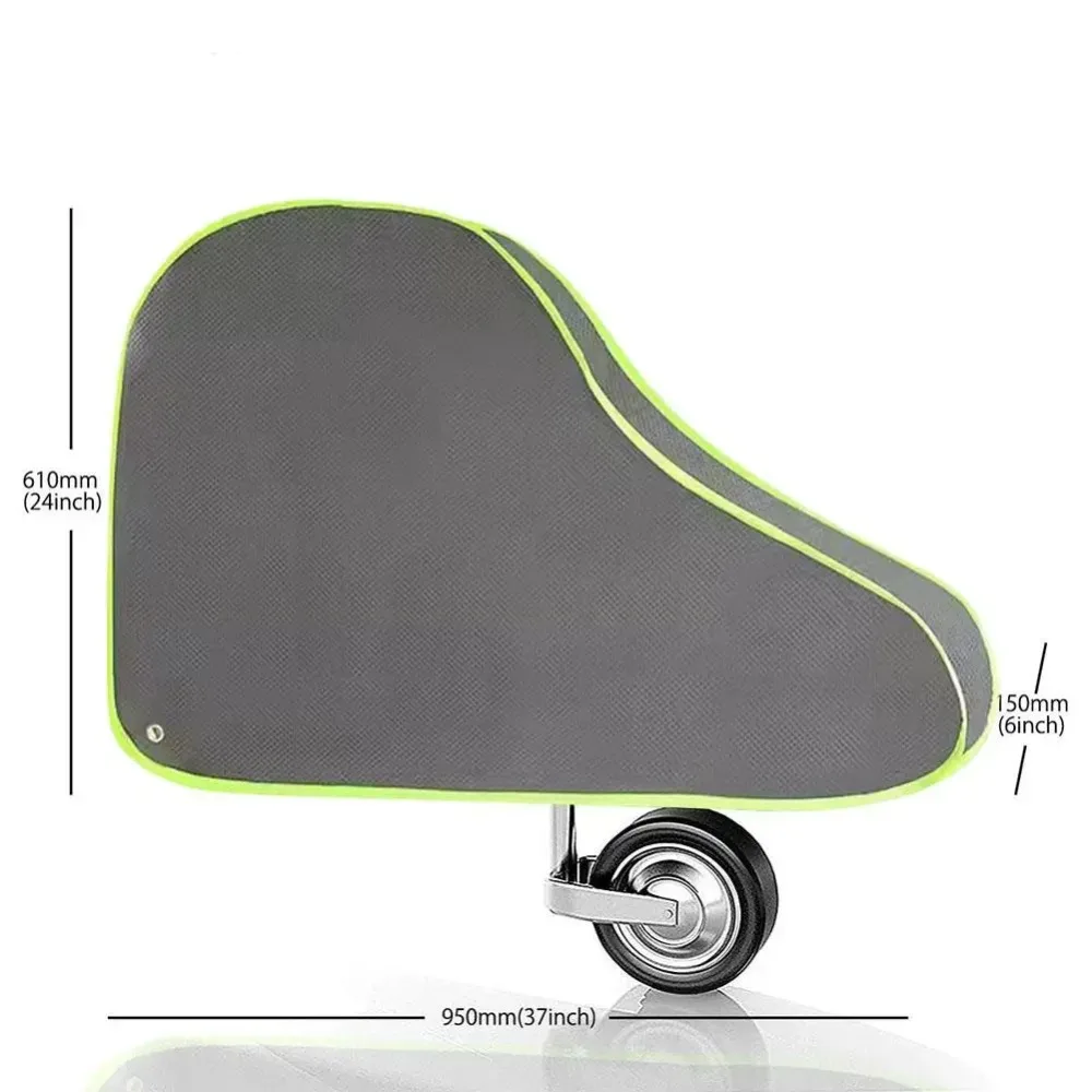 Universal 50JA Caravans Trailer Towing Hitch Cover Waterproof Dustproof CamperCoupling Lock Tongue Cover Breathable Protector