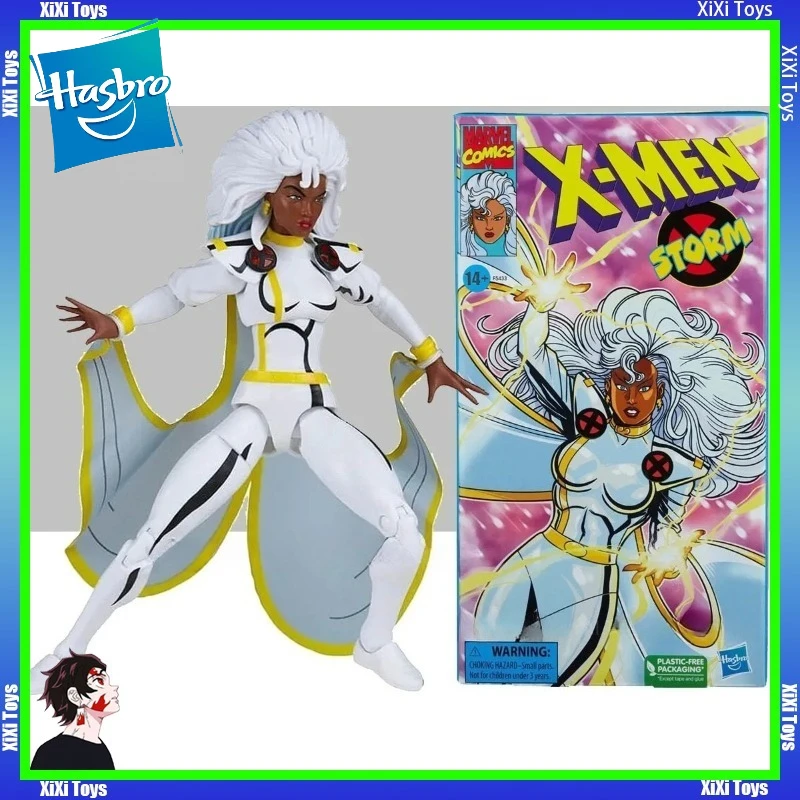 in-stock-hasbro-marvel-legends-x-men-animated-vhs-storm-15cm-action-figure-collection-original-model-ornament-gifts