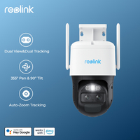 reolink Trackmix 2K 2.4/5GHz WiFi Dual-Lens Solar Panel Battery Security Camera 4MP Wireless PTZ IP Camera Support Auto Tracking