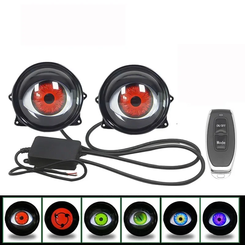 Lens headlights ambient light modified GM motorcycle lens headlights y y